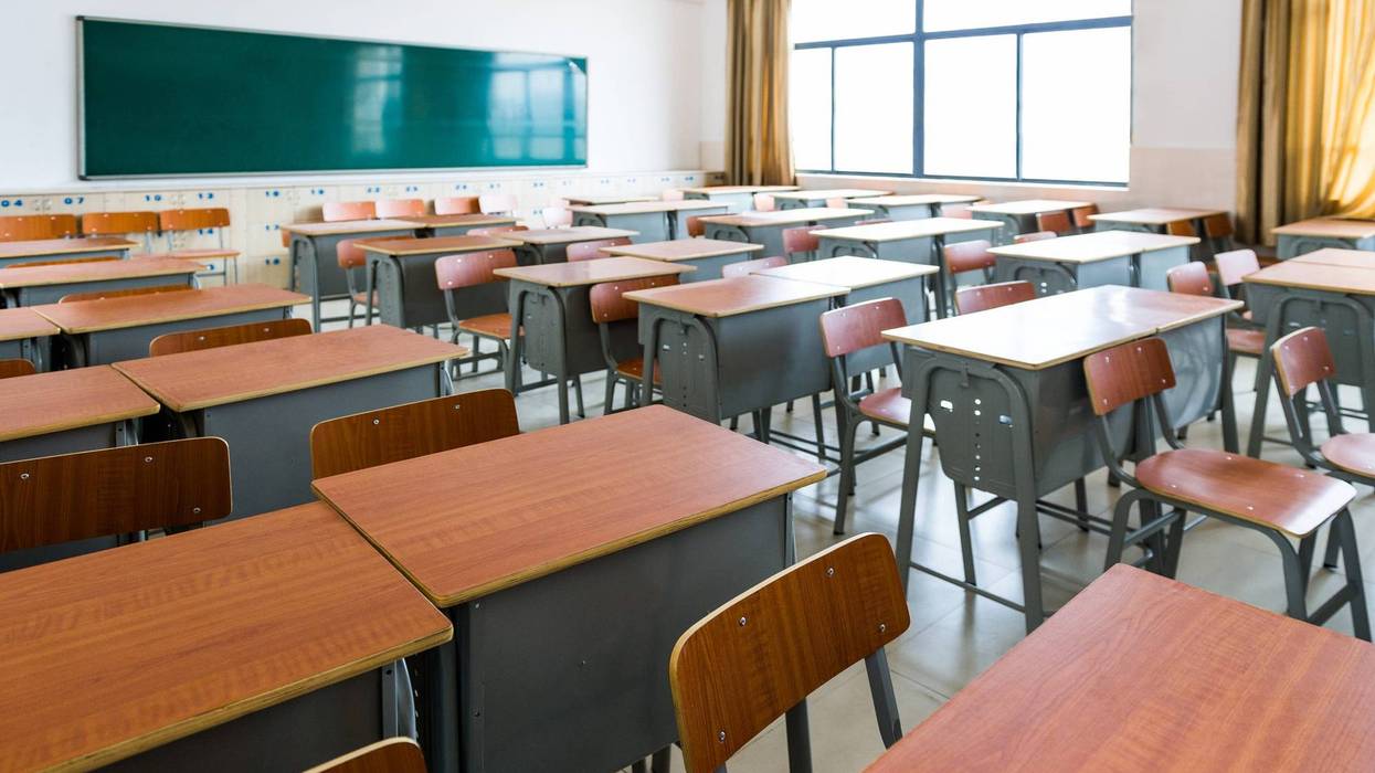 empty classroom