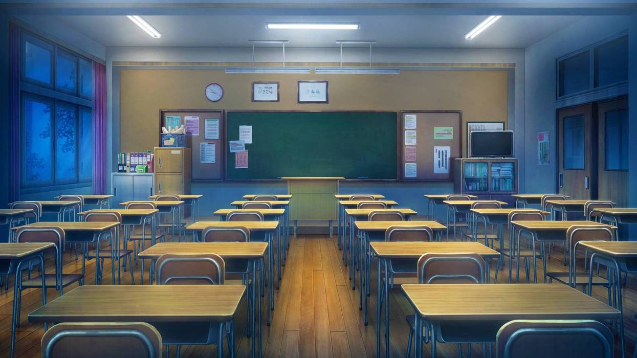 empty classroom