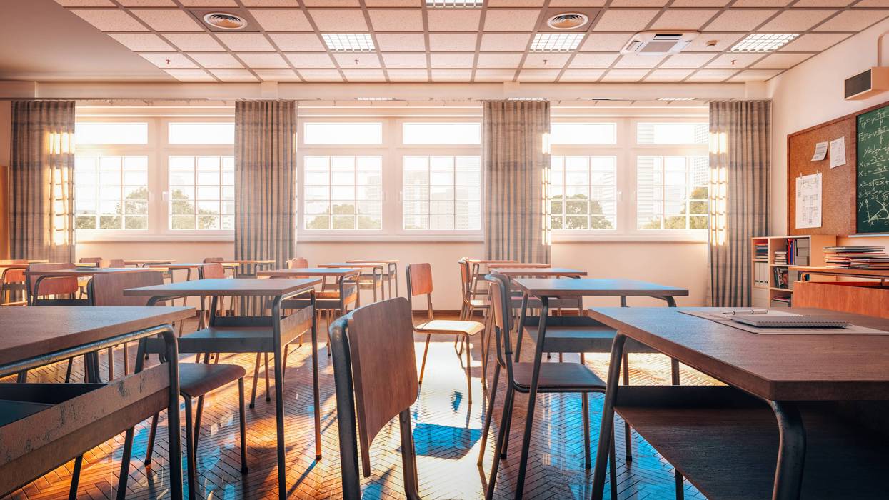 empty classroom