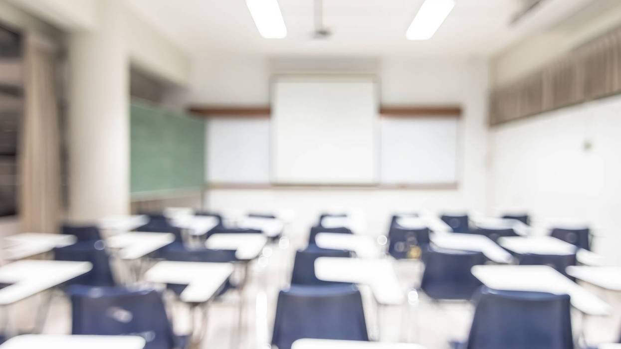 empty classroom