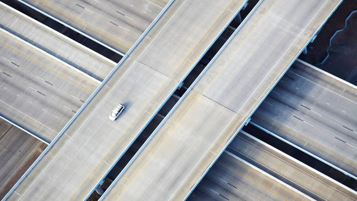 Empty freeway