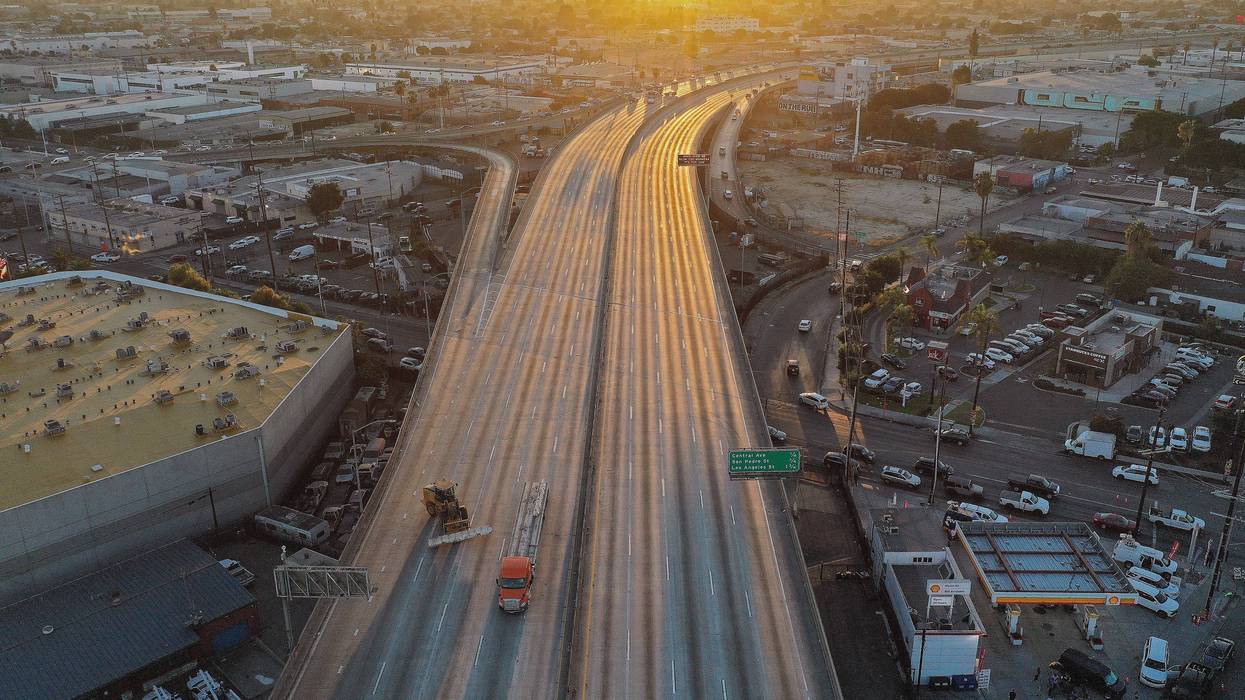 empty freeway