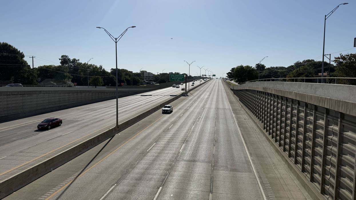 Empty lanes of I-20 following fatal road rage crash