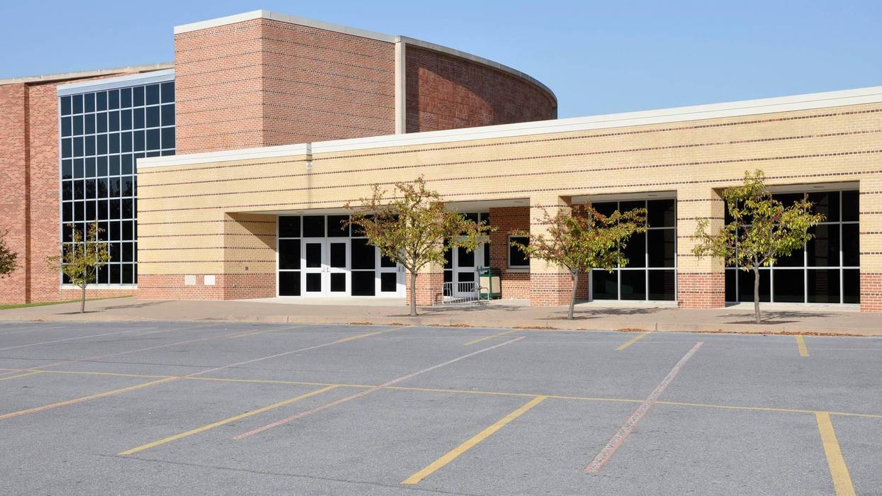 Empty School Parking Lot - Getty Images