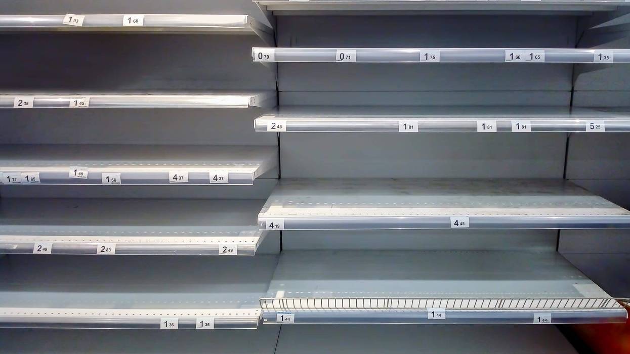 Empty Store Shelves