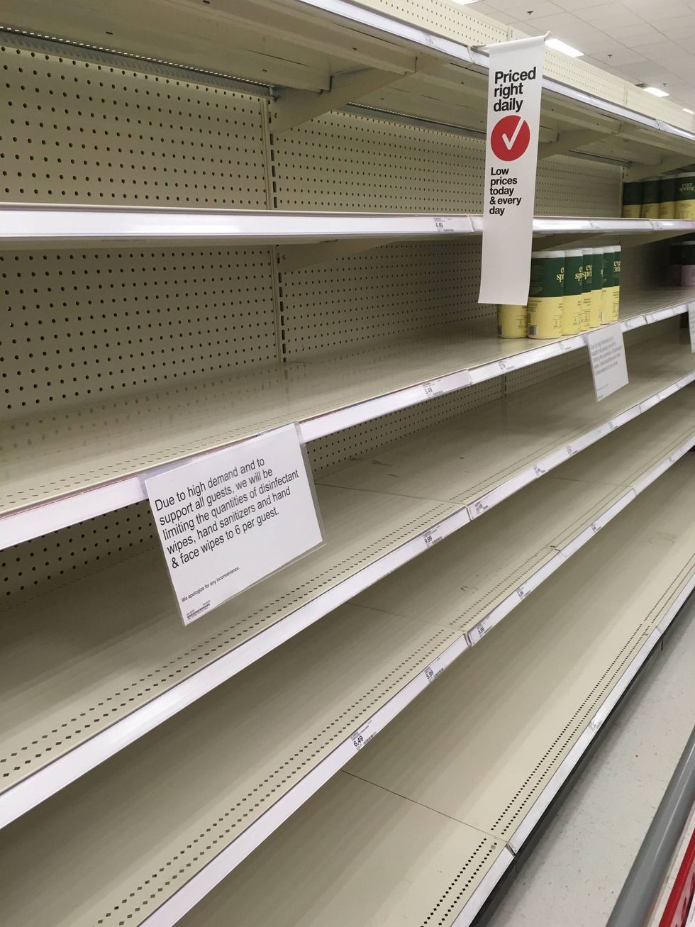Empty Target aisles