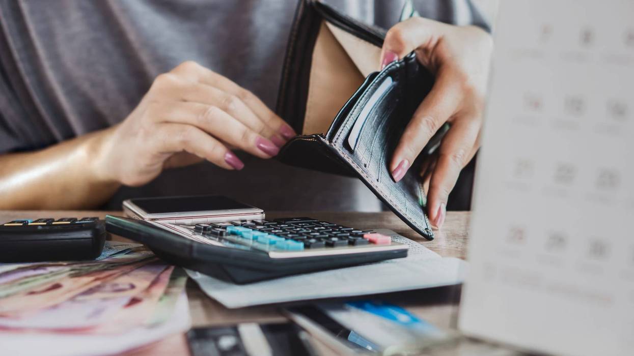 Empty wallet