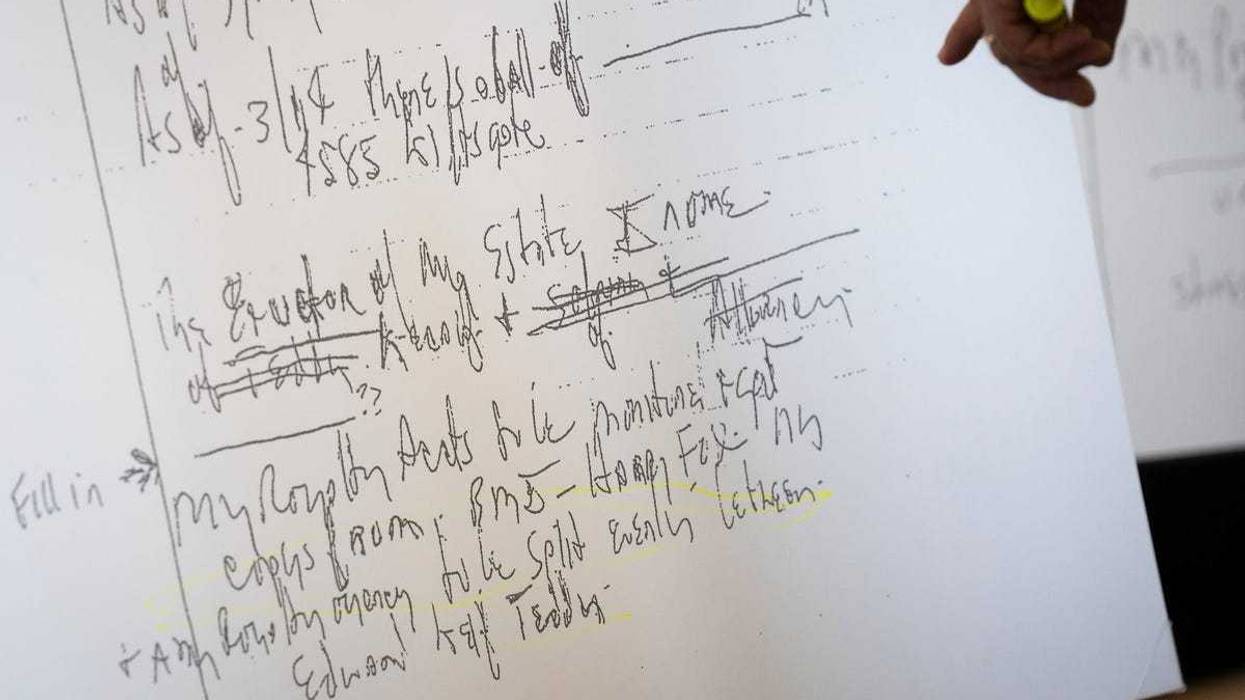 Englarged view of Aretha Franklin's 2014 will