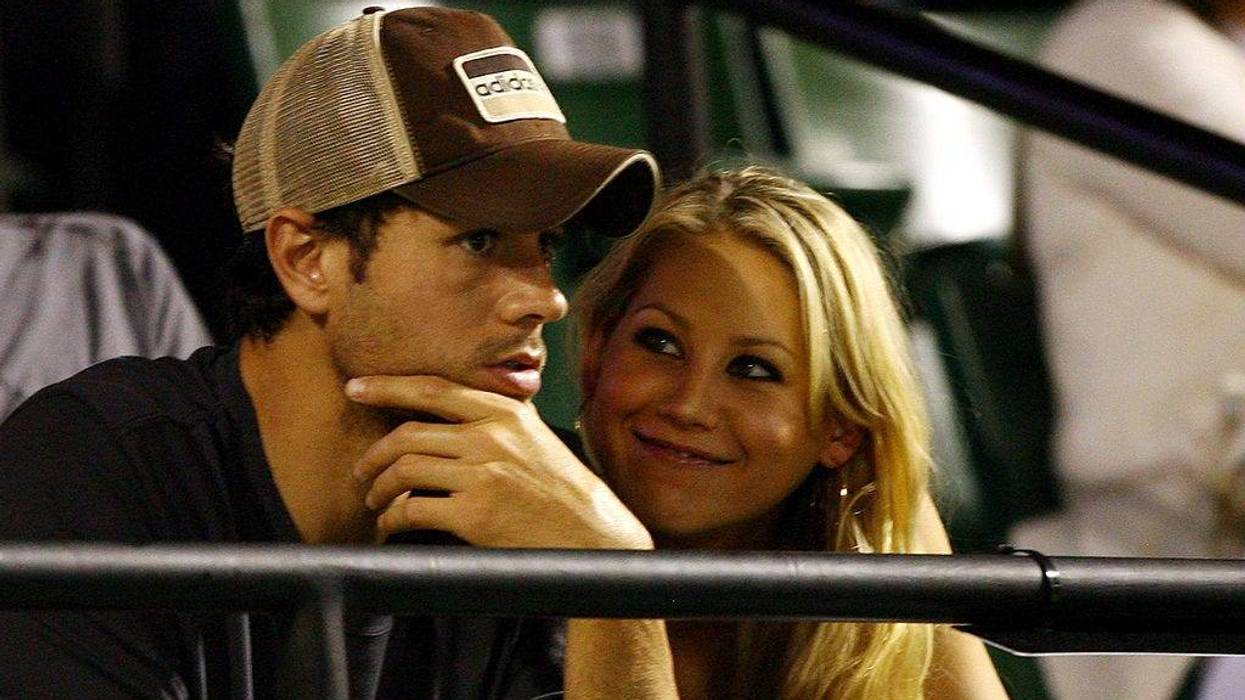 Enrique Iglesias and Anna Kournikova