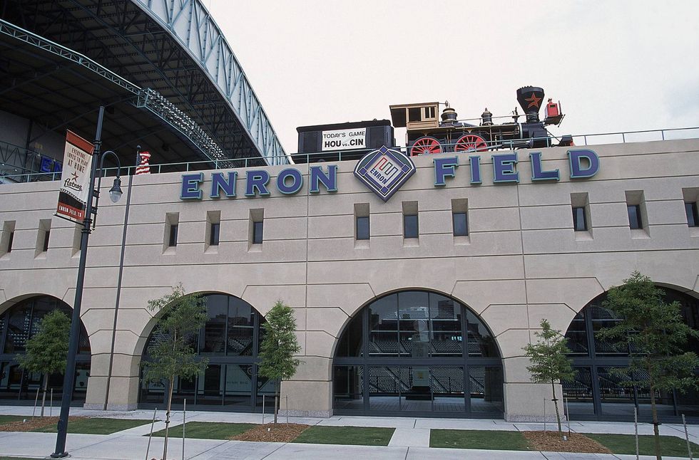 Enron Field was renamed after two seasons.