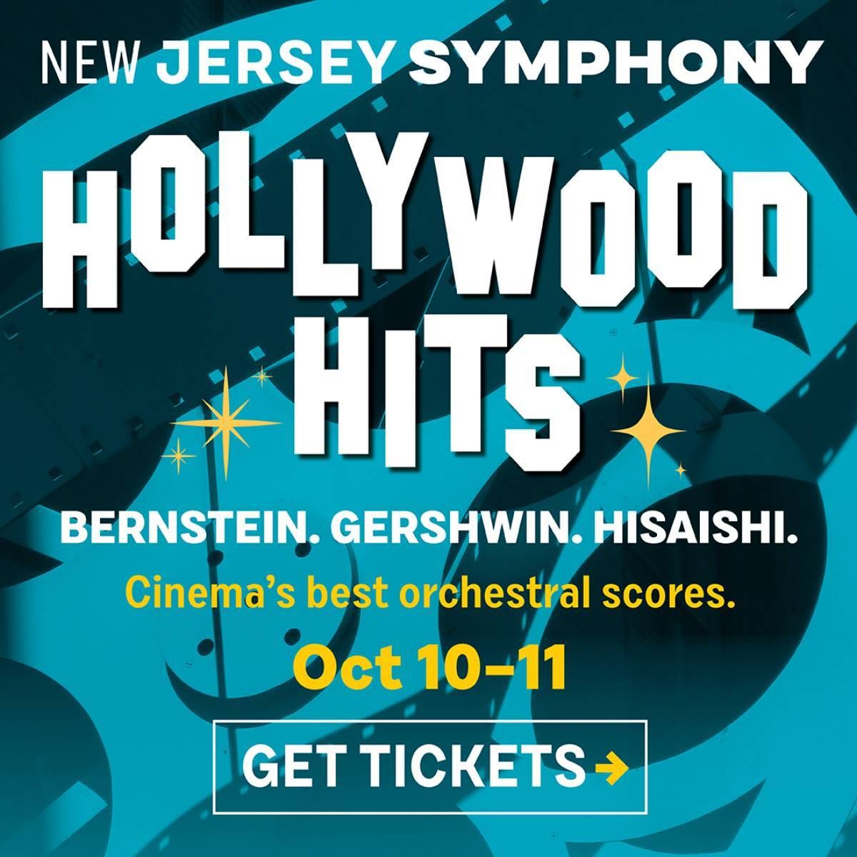 Enter for a Chance to Win Tickets to New Jersey Symphony and see Hollywood Hits