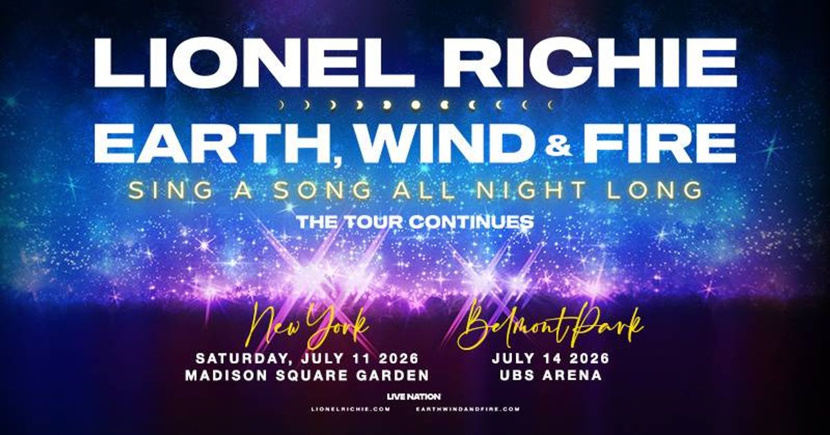Enter for a Chance to Win Tickets to see Lionel Richie and Earth, Wind & Fire