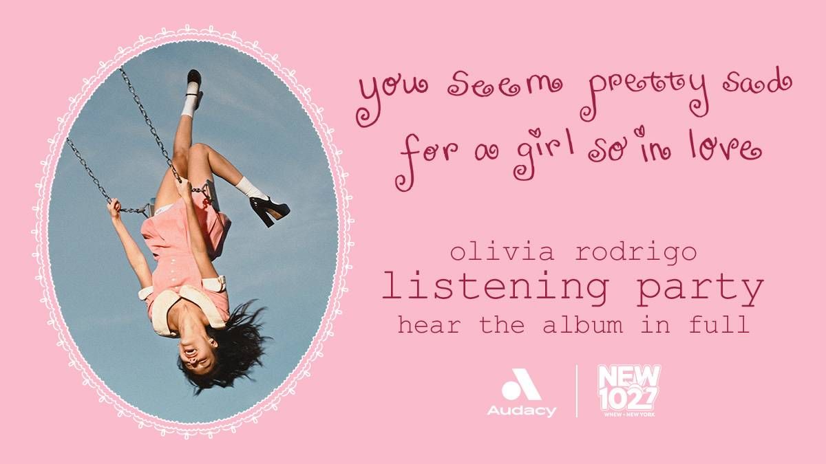 Enter For the Chance to go to NEW 102.7's Olivia Rodrigo Album Listening Party!