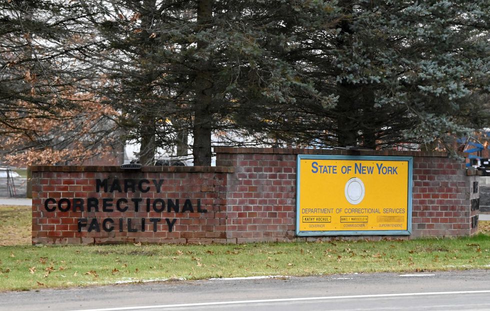 Entrance to Marcy Correctional Facility state prison on Thursday, Dec. 19, 2024, in Marcy, N.Y