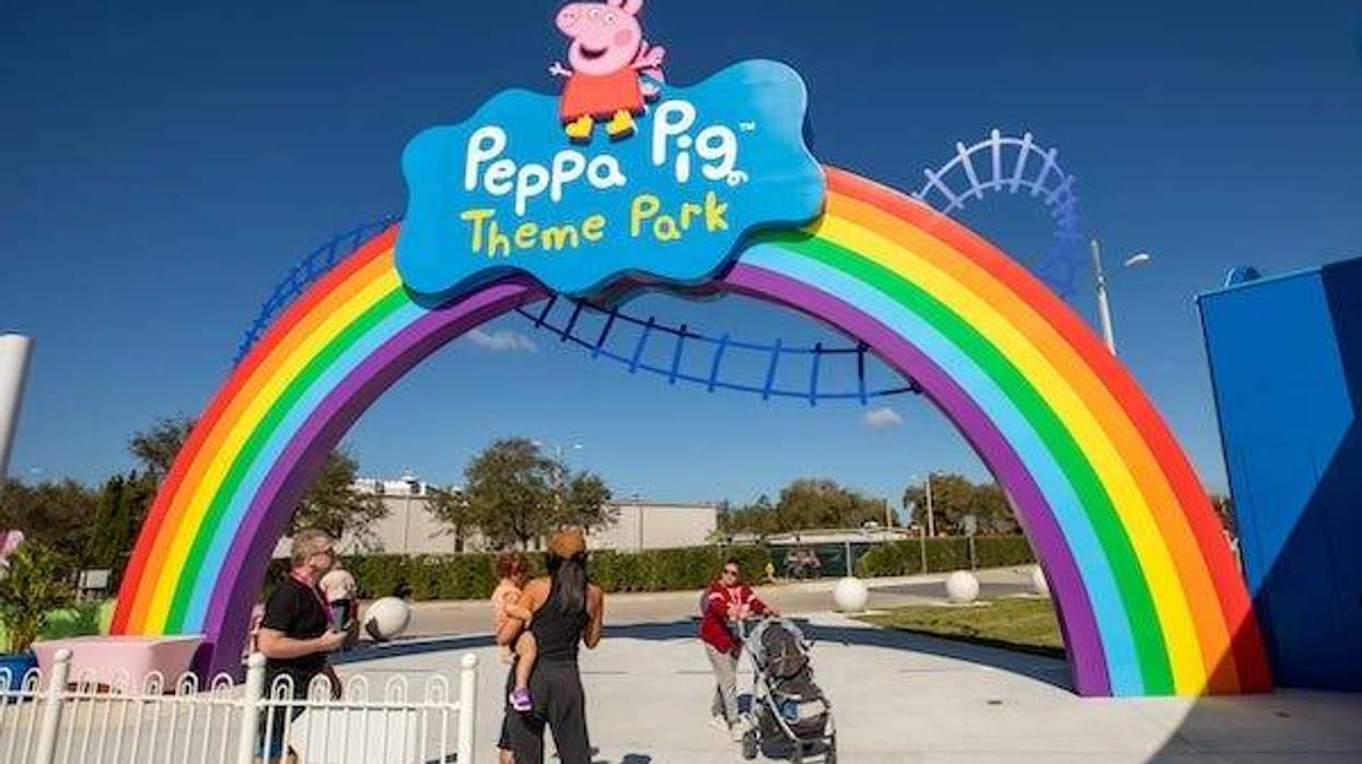 Entrance to Peppa Pig Theme Park