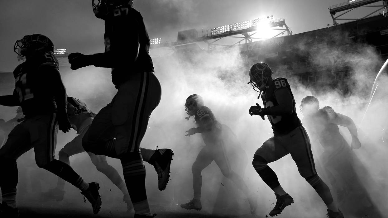 Entrando en el FedEx Field antes del Partido frente a ls New Orleans Saints Nov. 2015
