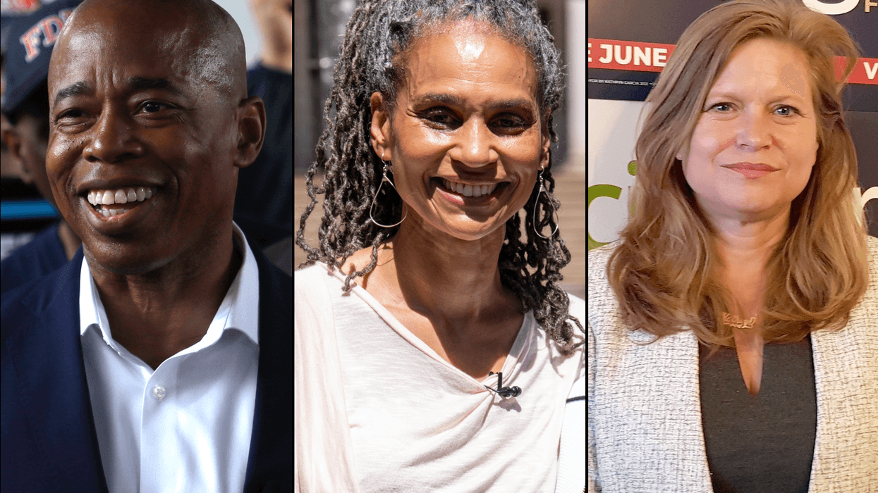 Eric Adams, Maya Wiley and Kathryn Garcia