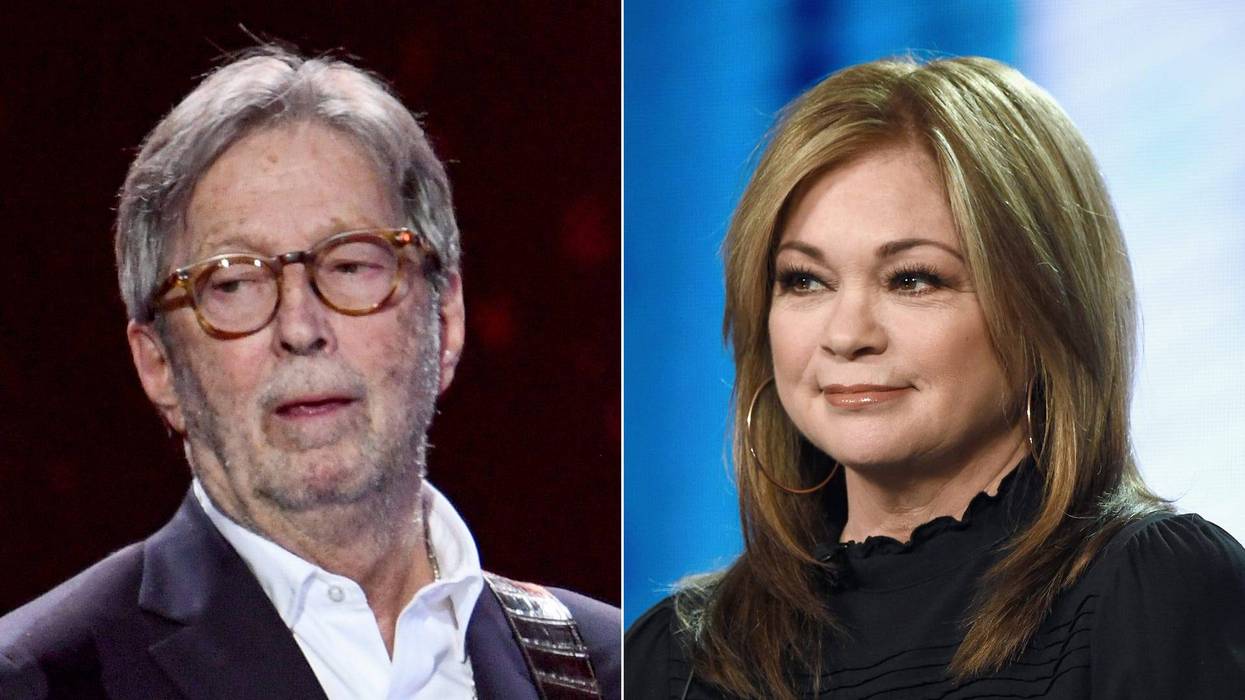 Eric Clapton and Valerie Bertinelli