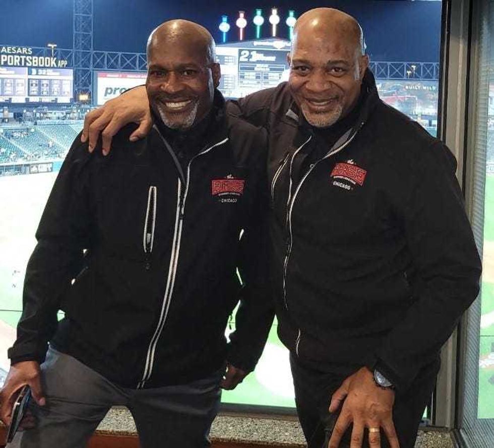 Eric Davis and Frank Brim with The BASE Chicago