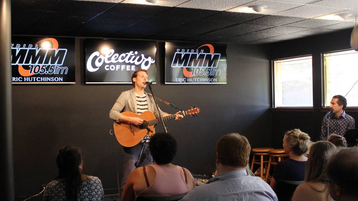 Eric Hutchinson in Studio M, 2016