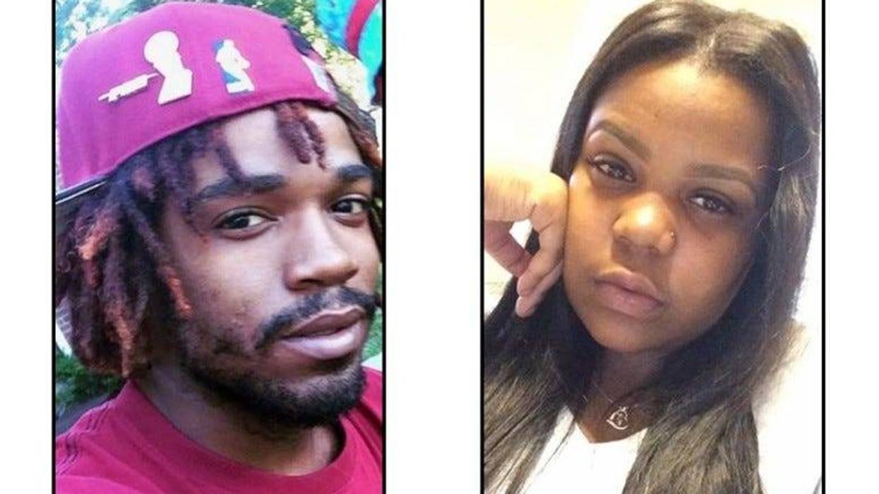 Eric Perkins, left, and Jalisa Baxter -- photos released by Crime Stoppers of Michigan asking for tips in the double murder