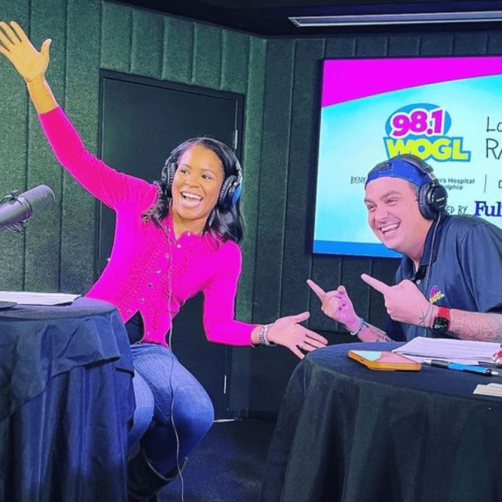 Erin Coleman - NB 10 with Coop for the 2021 98.1 WOGL Loves Ou Kids Raidothon