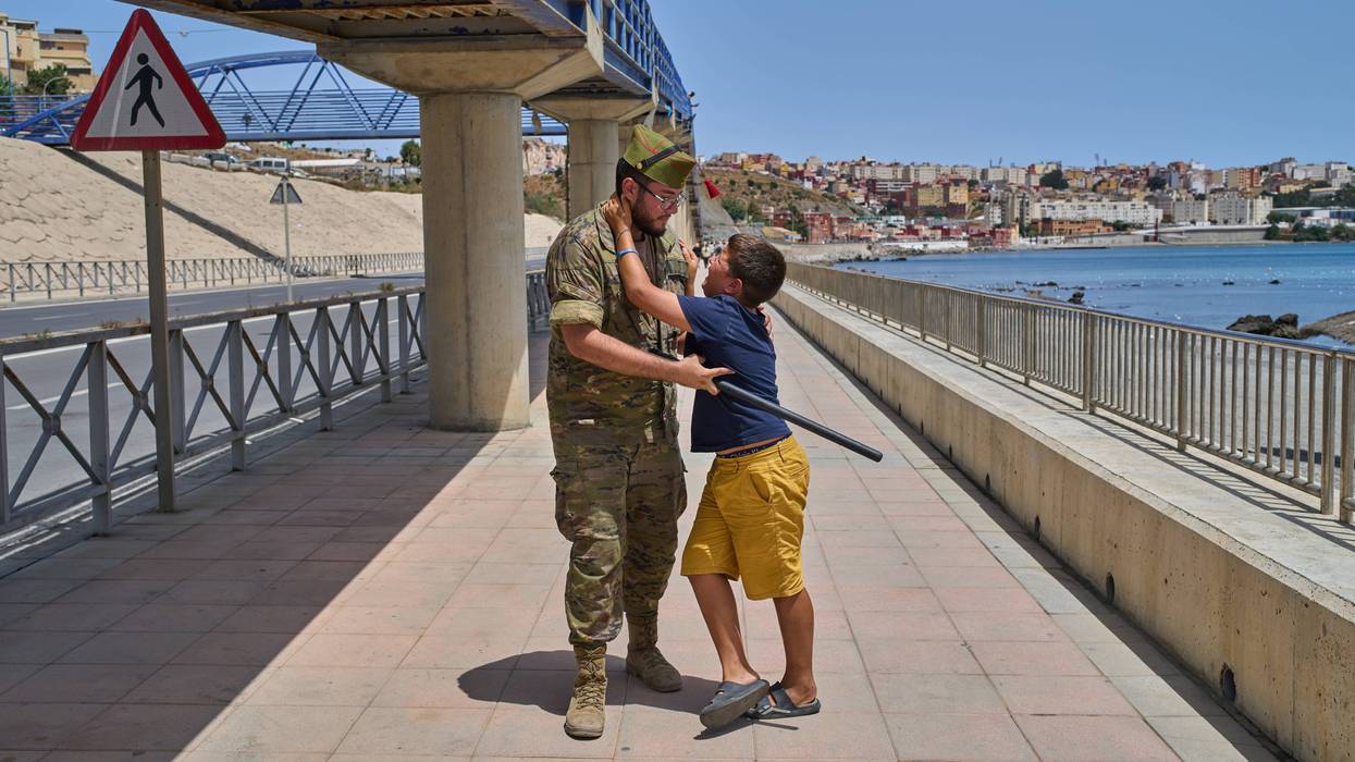 ESPAÑA-CEUTA-MENORES DE EDAD