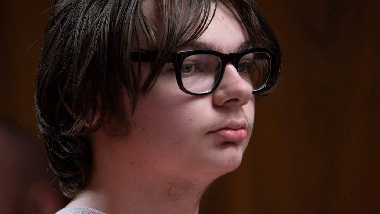 Ethan Crumbley appears in court, on Friday, Aug. 18, 2023, in Pontiac, Mich.