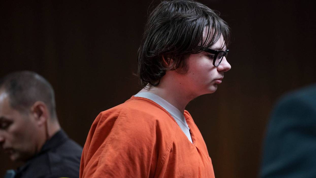 Ethan Crumbley in courtroom