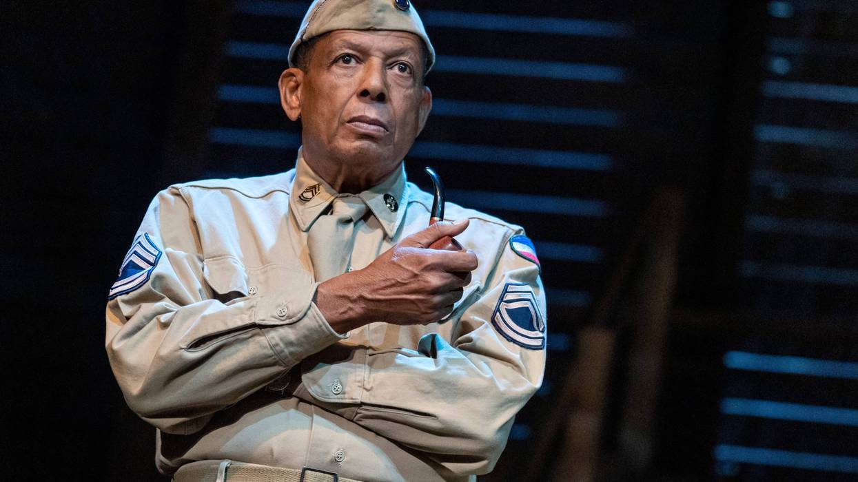 Eugene Lee as Sgt. Vernon C. Waters in the national tour of "A Soldiers Play."