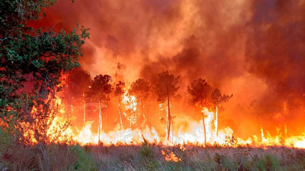 Europe France Wildfires