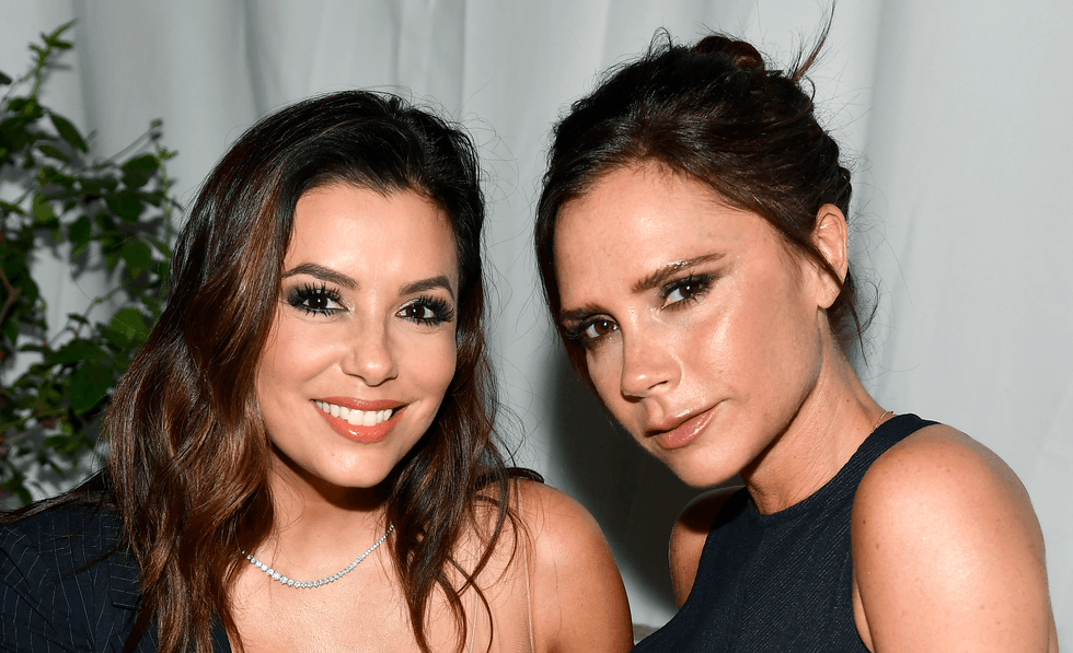 Eva Longoria and Victoria Beckham