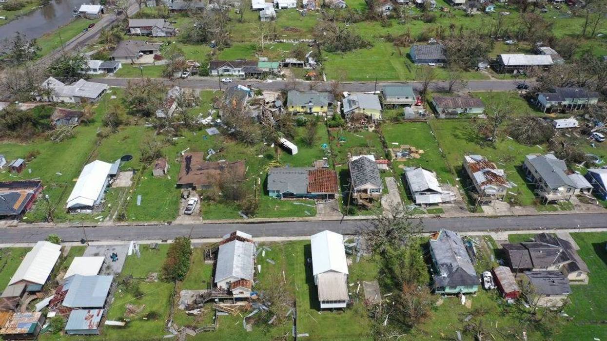 Evergy crews from Kansas are helping restore power in Louisiana