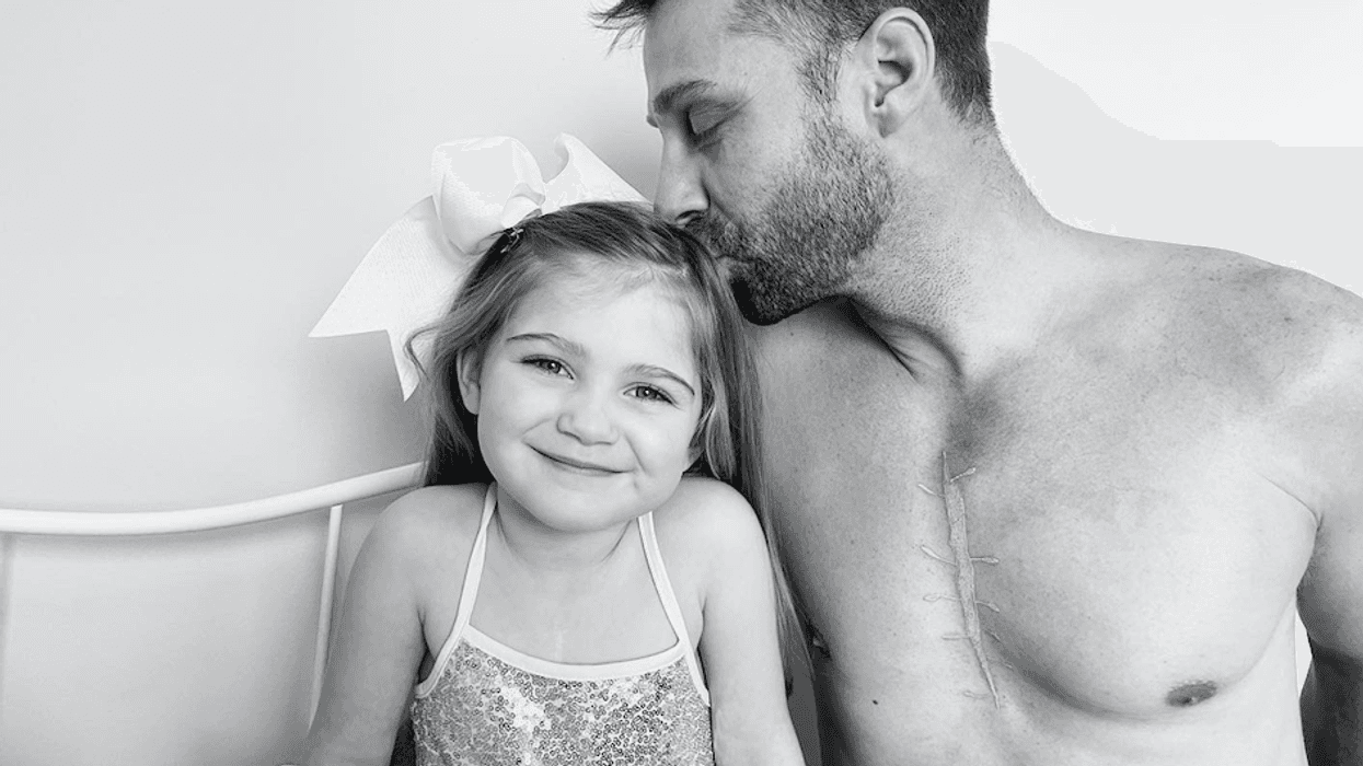 Everly Backe and her father, Matt