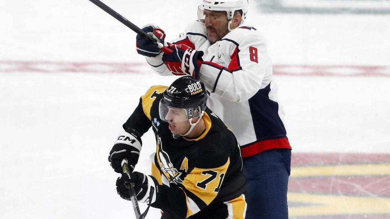 Evgeni Malkin and Alexander Ovechkin