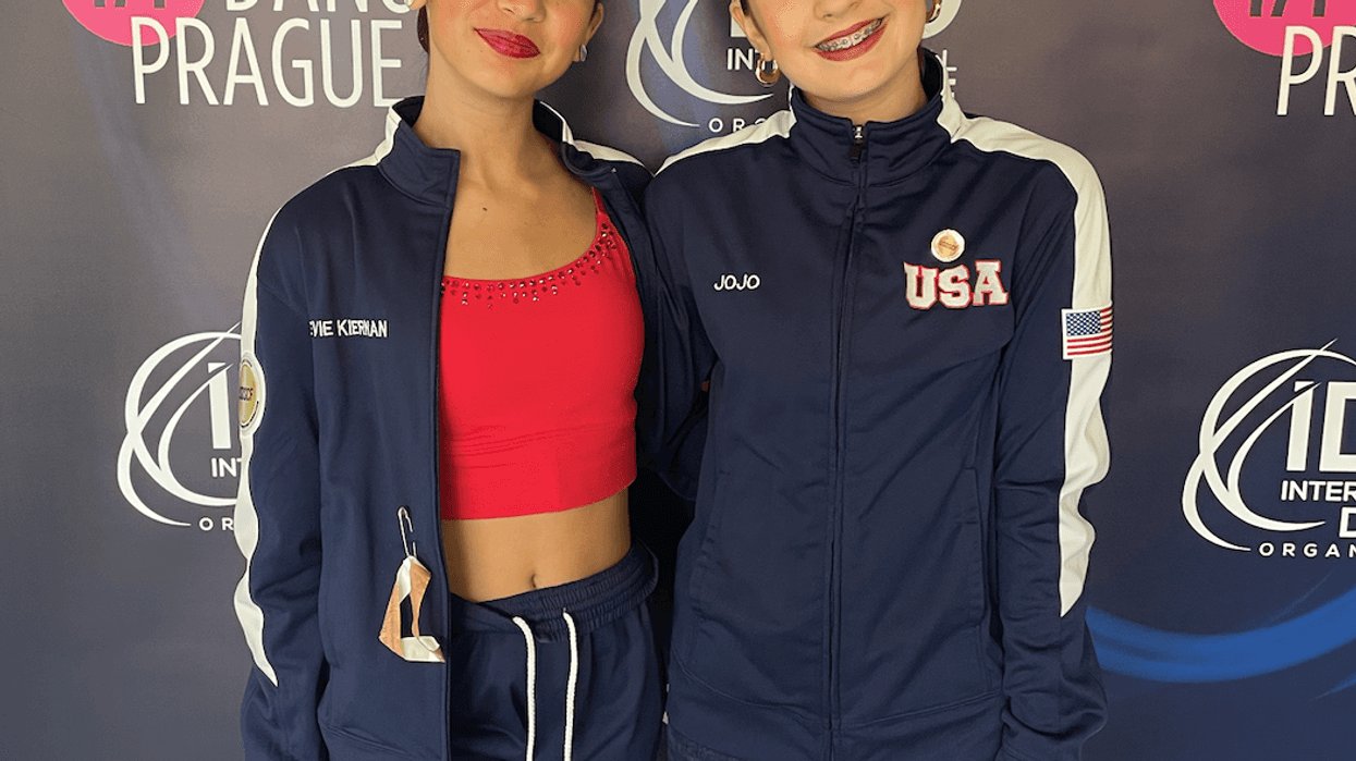 Evie Kieran is on the left and Jojo Brucato is on the right