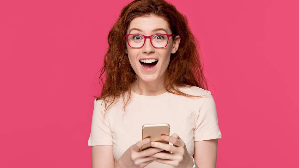 Excited Woman