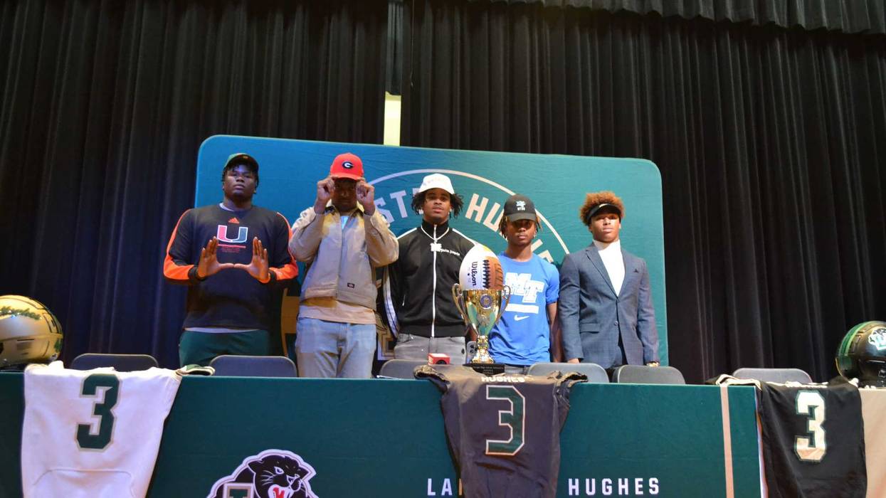 "Exciting" early signing day for Langston Hughes