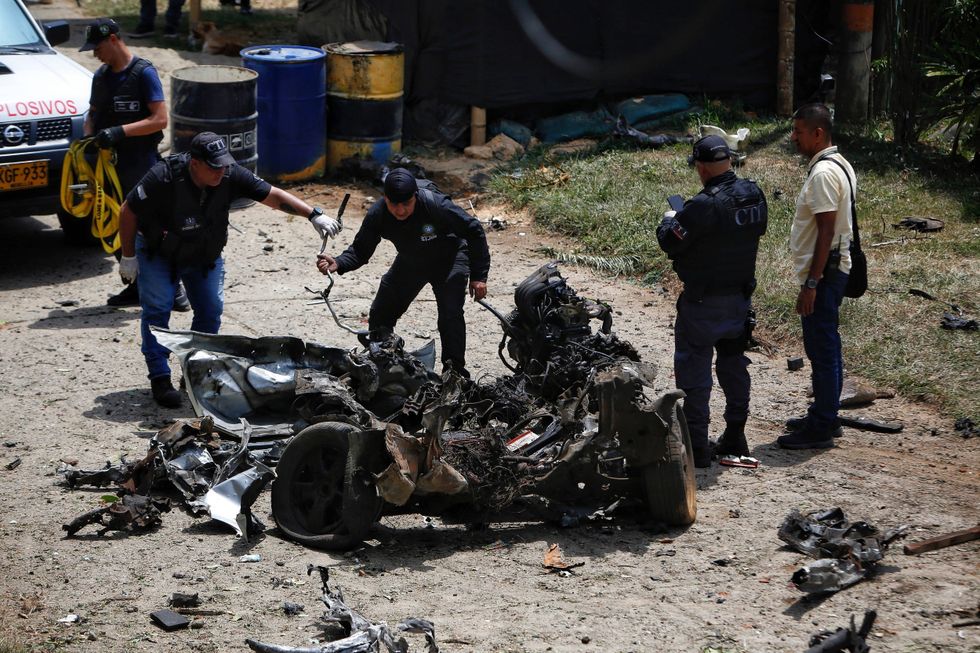 explosion de carro bomba en colombia