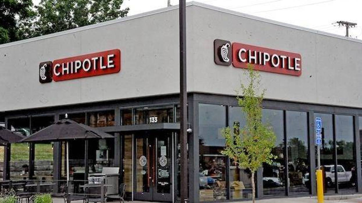 Exterior of a Chipotle restaurant
