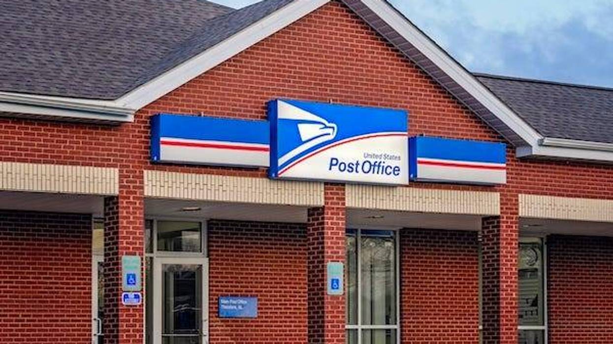 Exterior of a post office