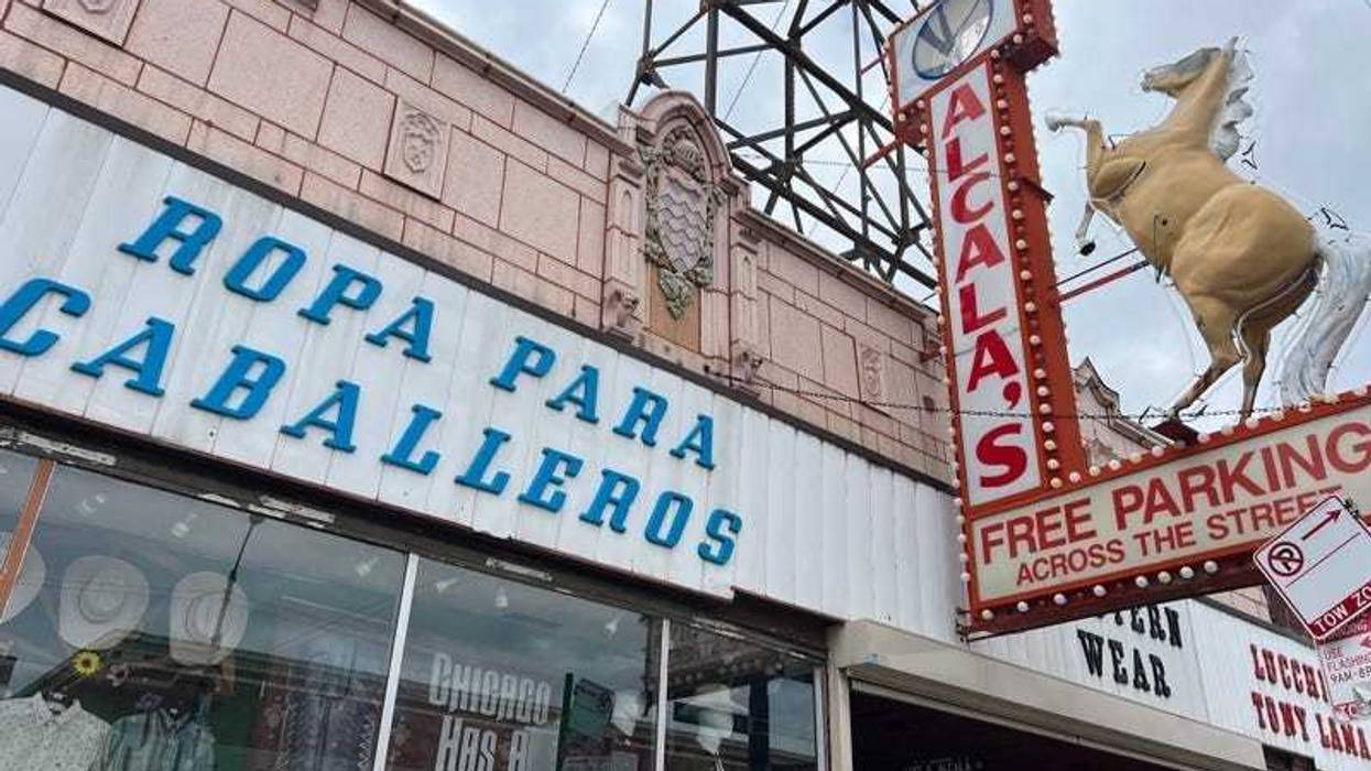 Exterior of Alcala's Western Wear in West Town. Alala's was recently named to a list of the best 50 clothing stores in the country.