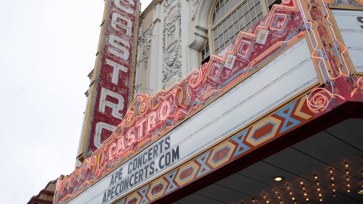 Exterior of The Castro Theatre, the venue for 65th SFFILM Festival Press Conference on March 30, 2022 in San Francisco, California.