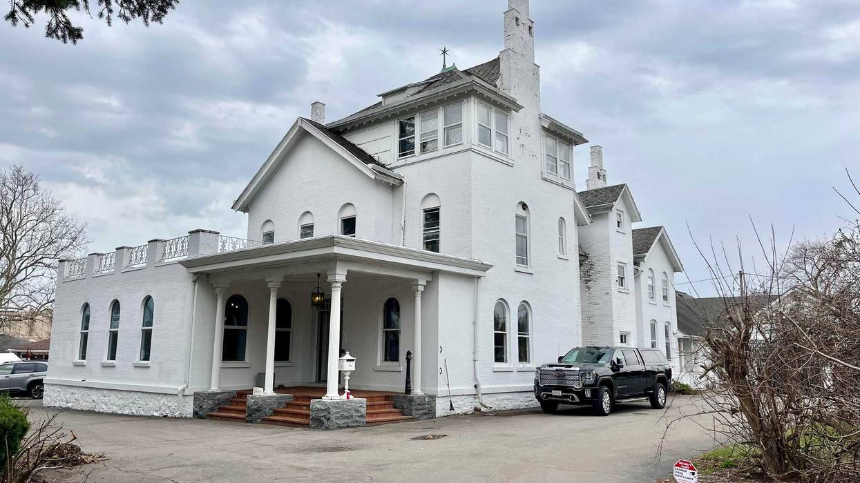 exterior of The George Urban, Jr. Mansion, 280 Pine Ridge Road