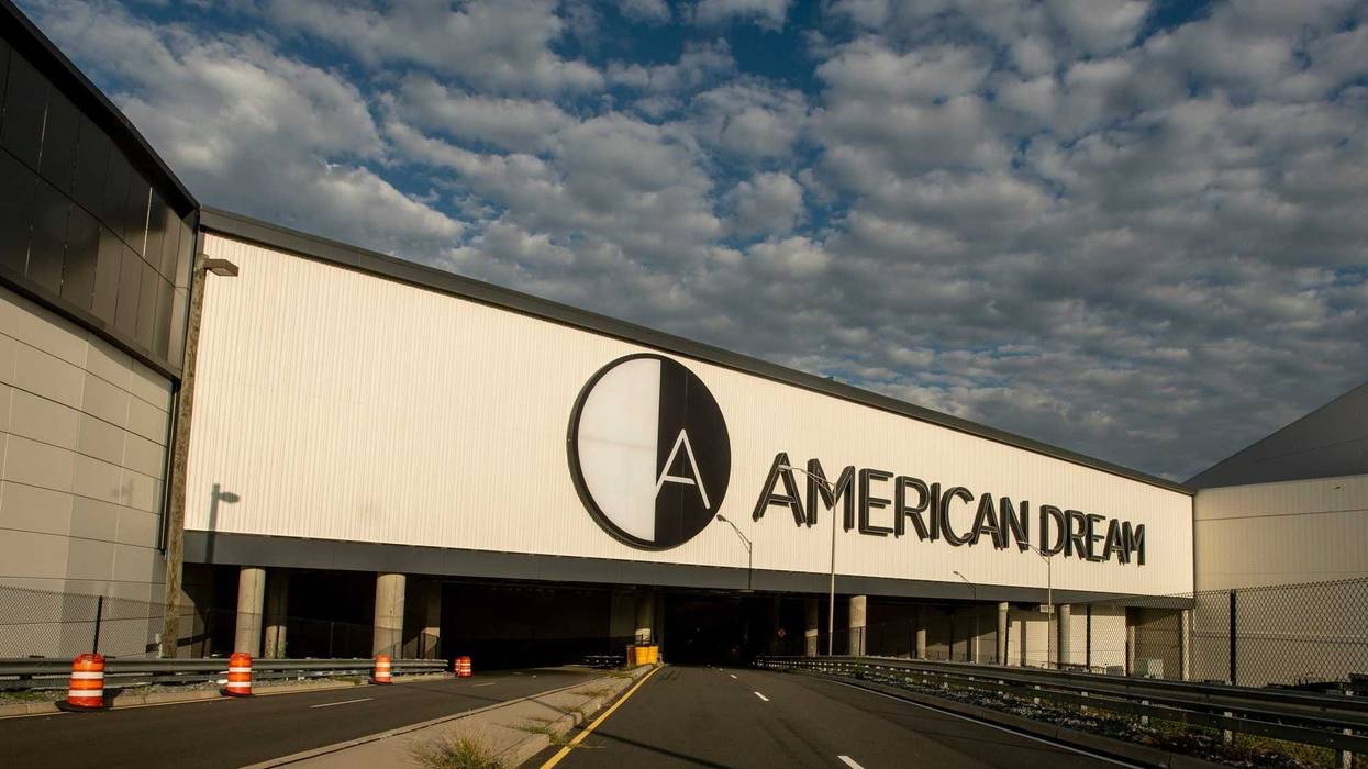 Exterior photo of American Dream on the first day it is open to the public after COVID lock-down.