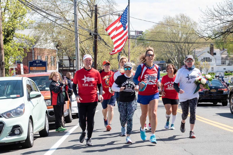 Extreme distance marathon runner Eva Casale (pictured) will be completing seven marathons (over 184 miles) in seven days to raise funds and awareness to support veterans