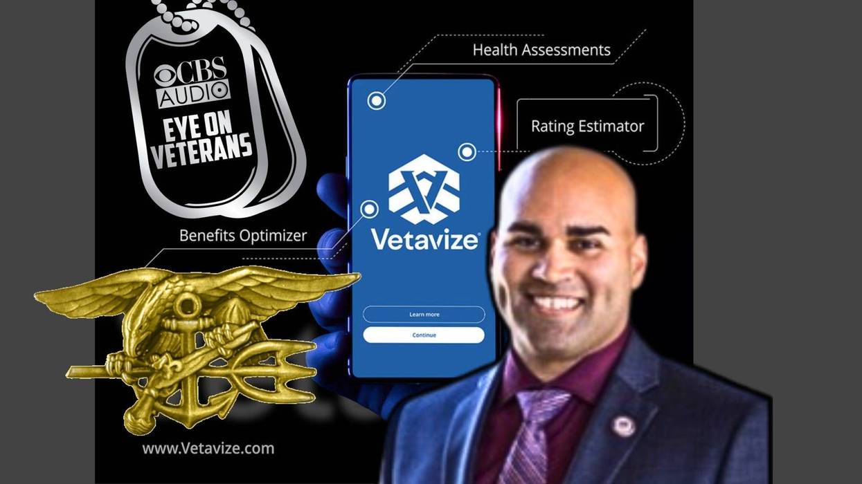 Eye on Veterans podcast logo