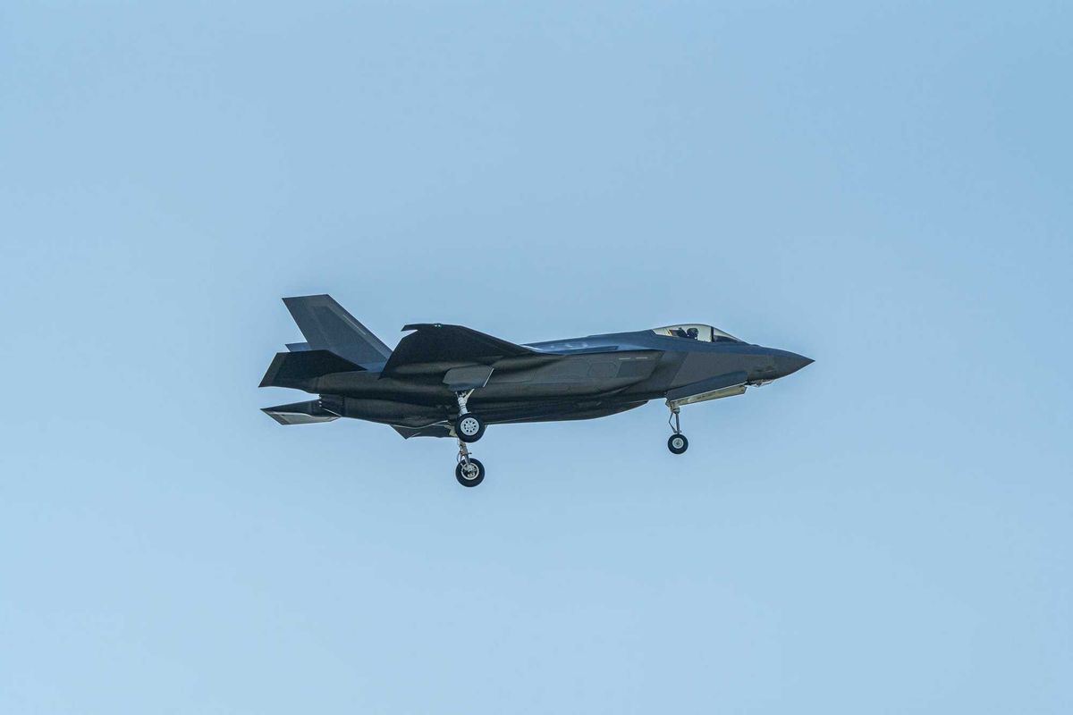 F-35 fighter jet.