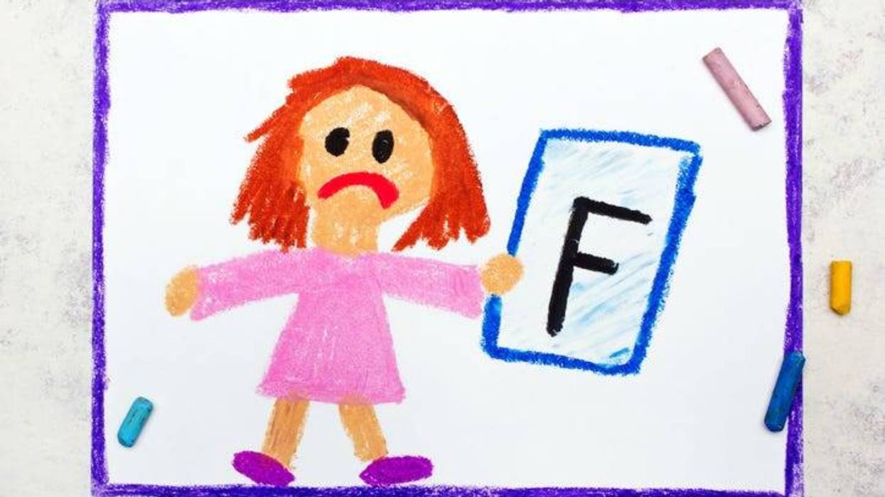 "F" ON THE REPORT CARD