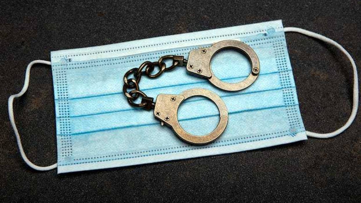 Face Mask, Handcuffs